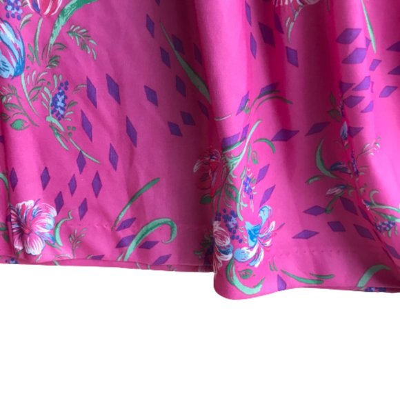 Vintage Pink Floral Stretch Nightgown Sleepwear - Picture 6 of 9